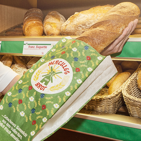 Brotauswahl der Hercules Bäckerei